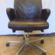 2000s Emmegi leather Italian office chair
