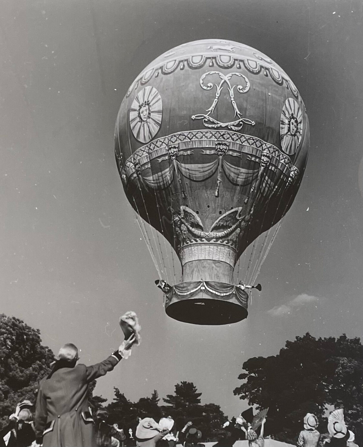 Silver photography Hot air balloon Palace of Versailles