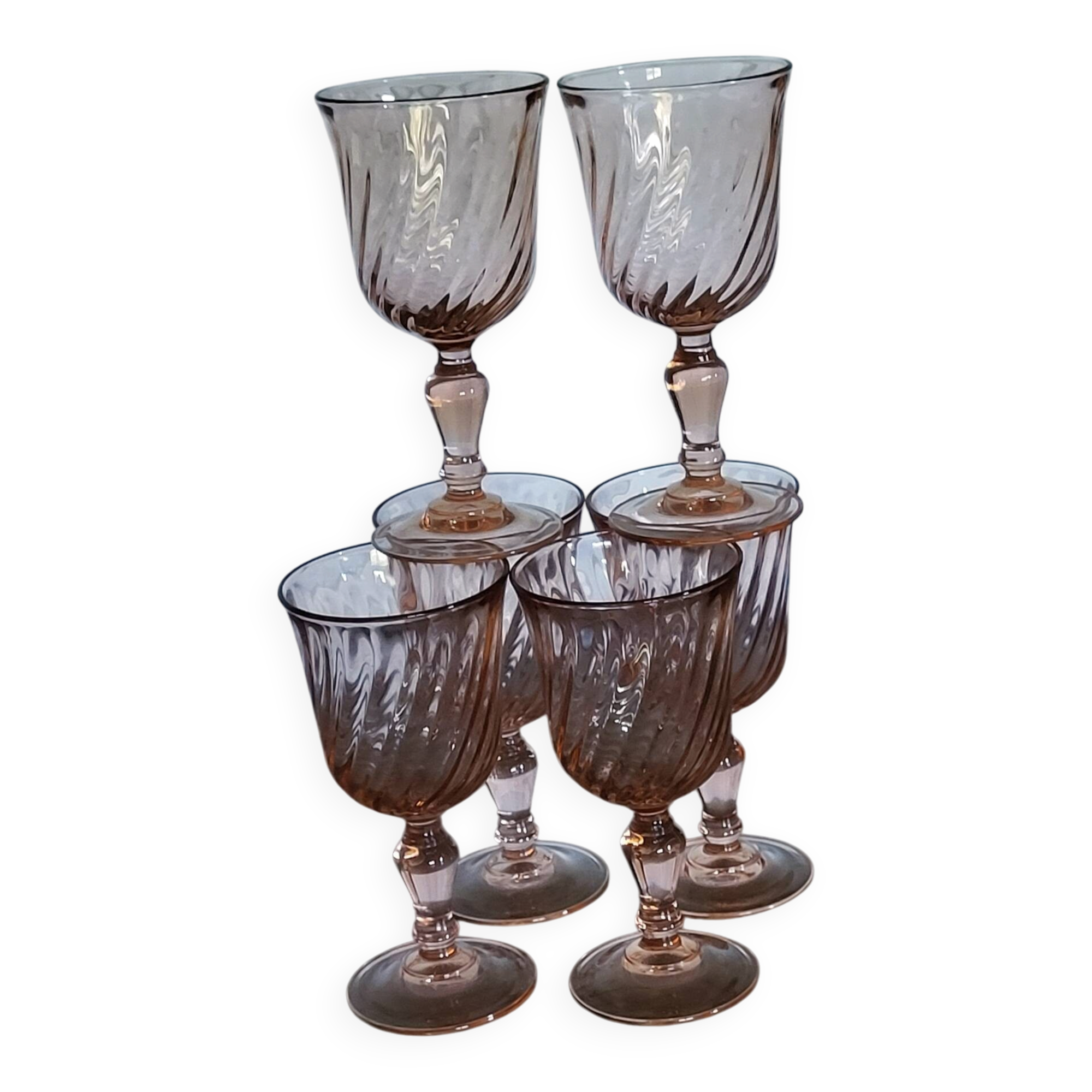 Verres vintage white