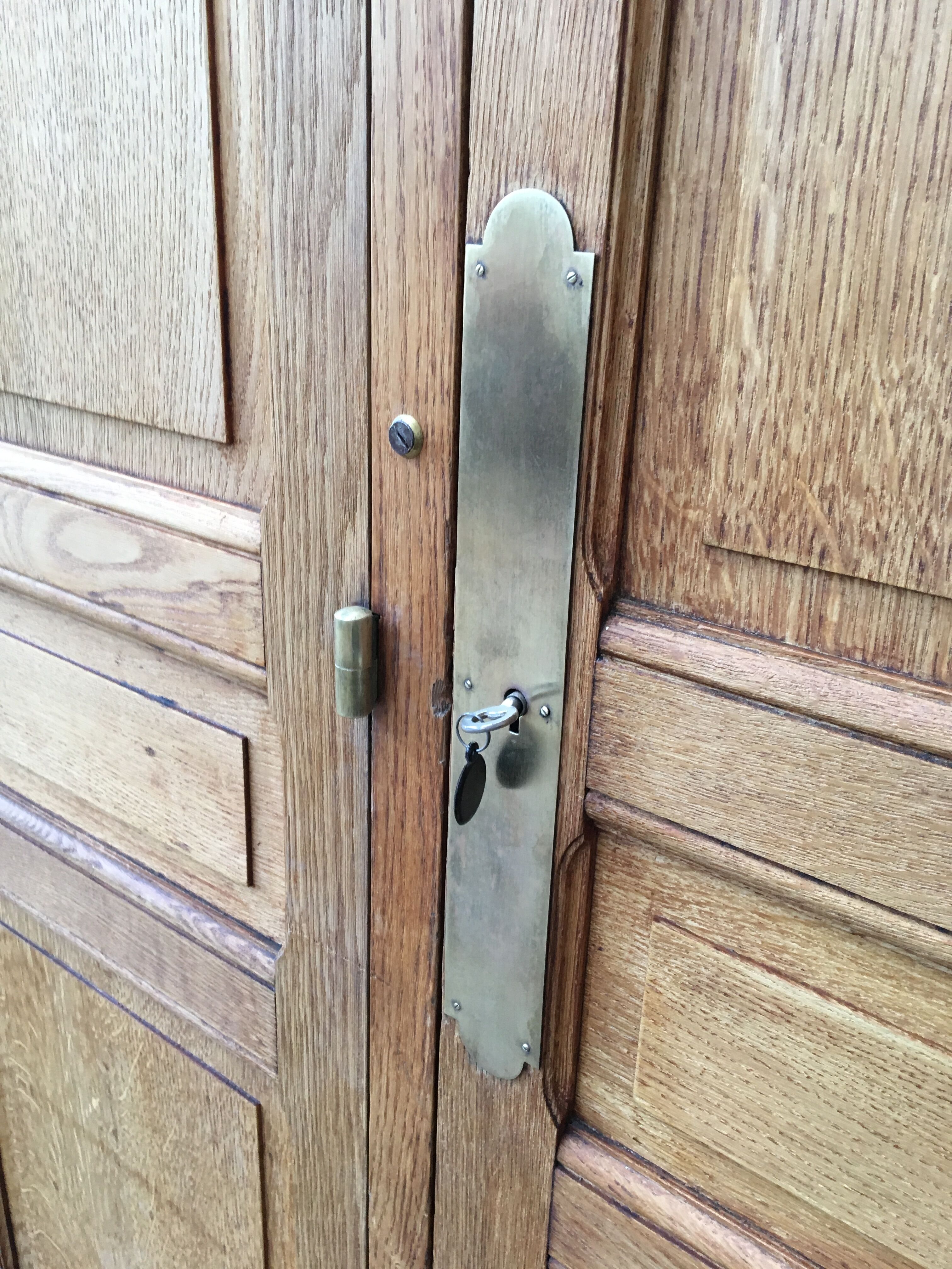 30s Oak cloakroom from the national bank in France