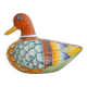 Italian earthenware duck Romano Innocenti