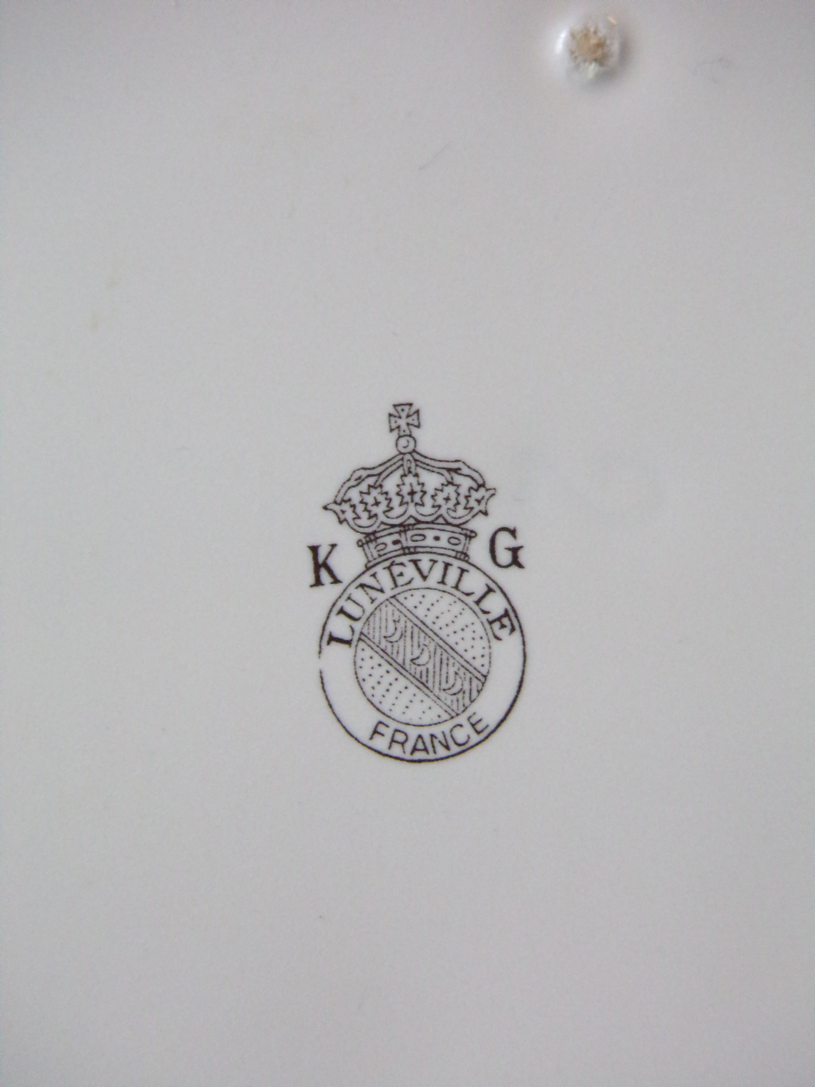 Oval flat Lunéville KG Street lamp 26X36cm