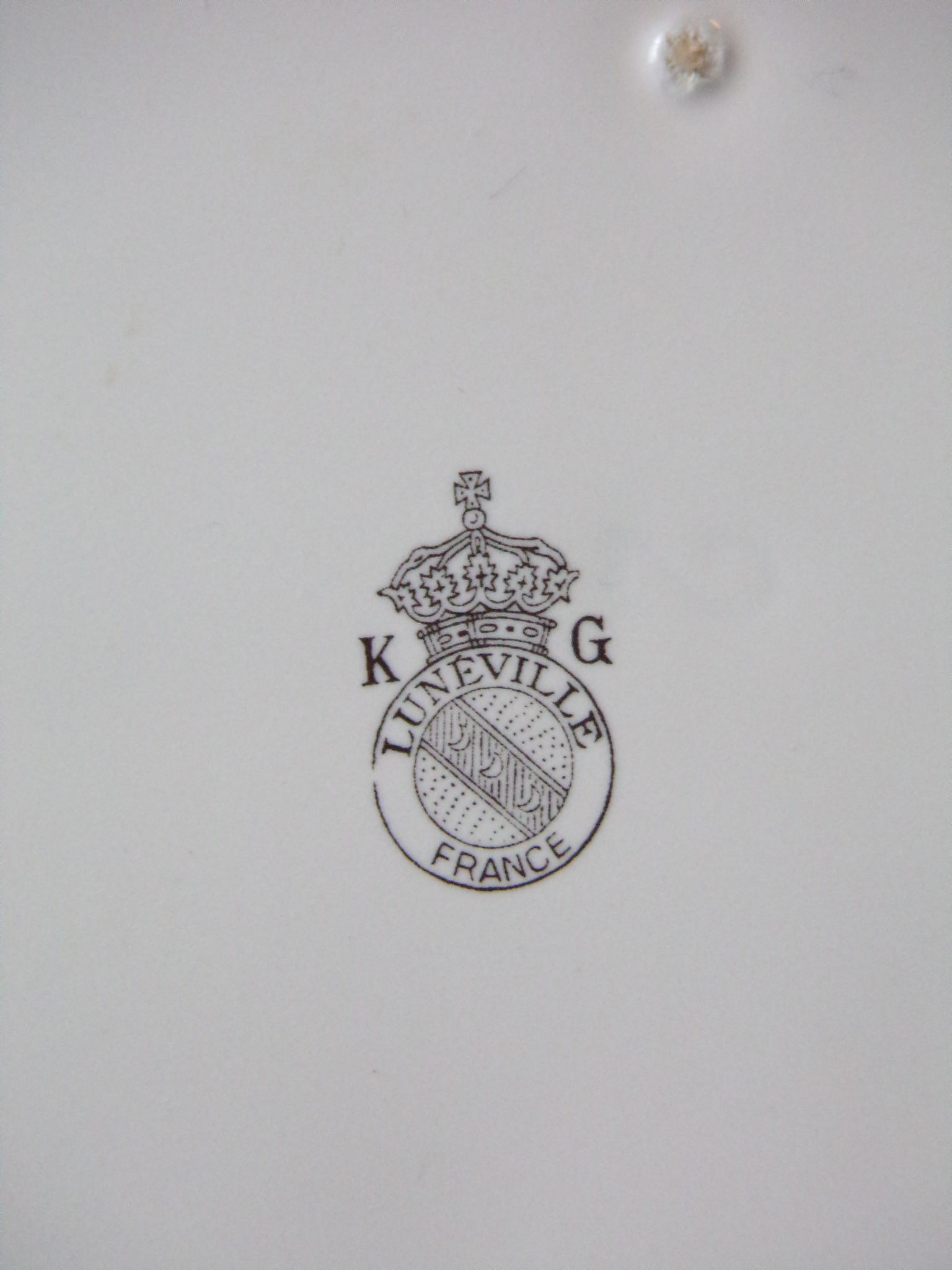 Oval flat Lunéville KG Street lamp 26X36cm
