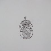 Oval flat Lunéville KG Street lamp 26X36cm