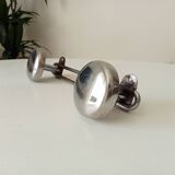 Vintage chrome wall coat rack from the 60s/70s