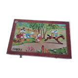 Jouet Cube en bois Picsou et Mickey