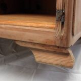 Low mado buffet, marble top, sanded