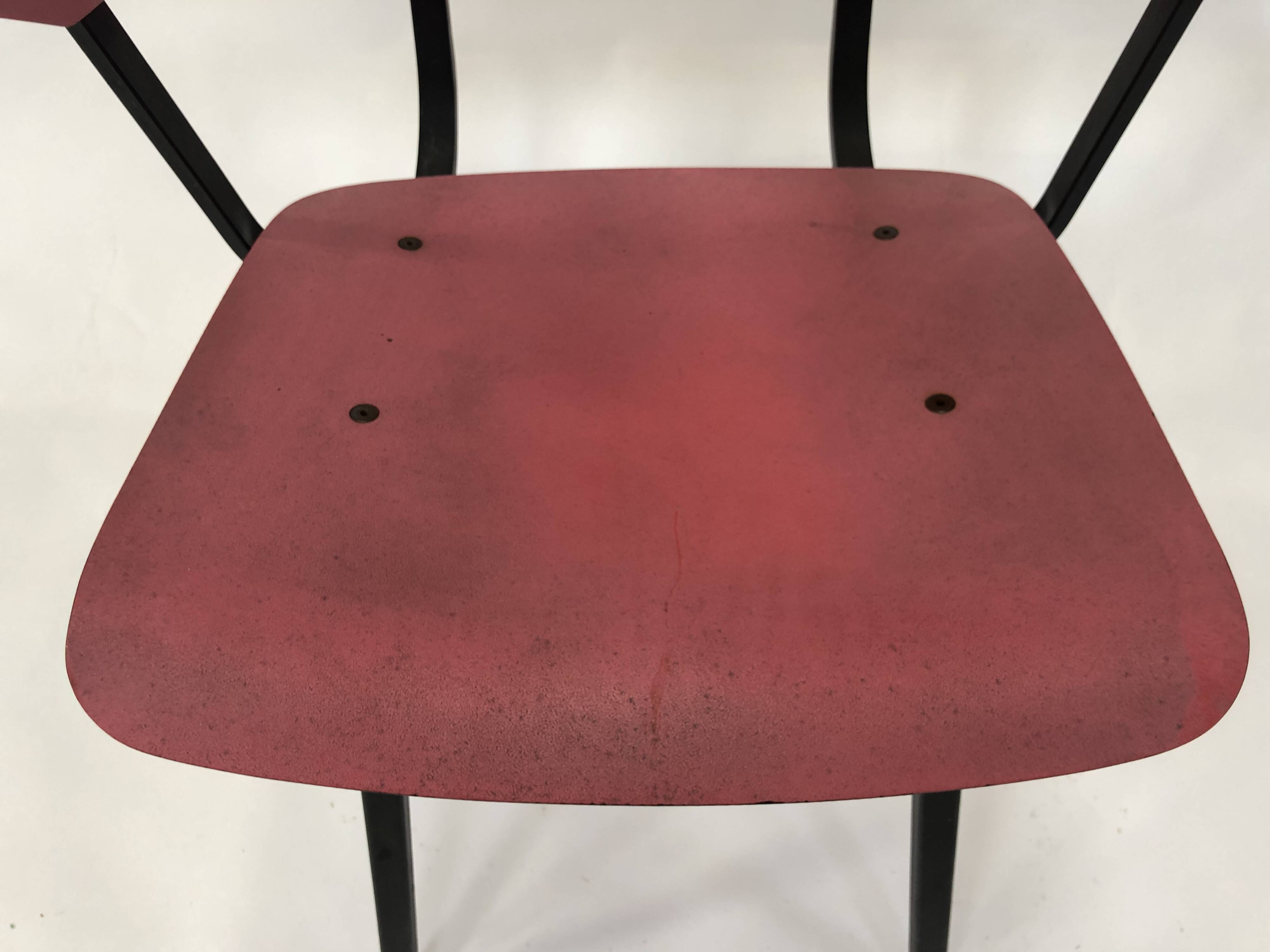 Set of 4 Friso Kramer Revolt chairs first edition with armrests