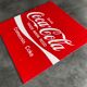 Wall plate metal pub vintage coca-cola drink deco red / white
