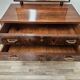 Exclusive 1940s Art Decò sideboard in walnut burl with mirror