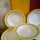 Six plates Digoin-Sarreguemines "Dinard" 50s