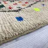Handmade wool berber rug 260 x160 cm