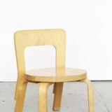 Paire de chaises d'enfant Alvar Aalto N65 pour Artek