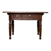 Table d'écriture en chêne néo-renaissance allemande, vers 1890