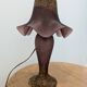 Lampe tulipe pâte de verre