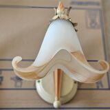 Pair of glass paste wall lights