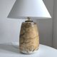Lampe en faience vintage 1960