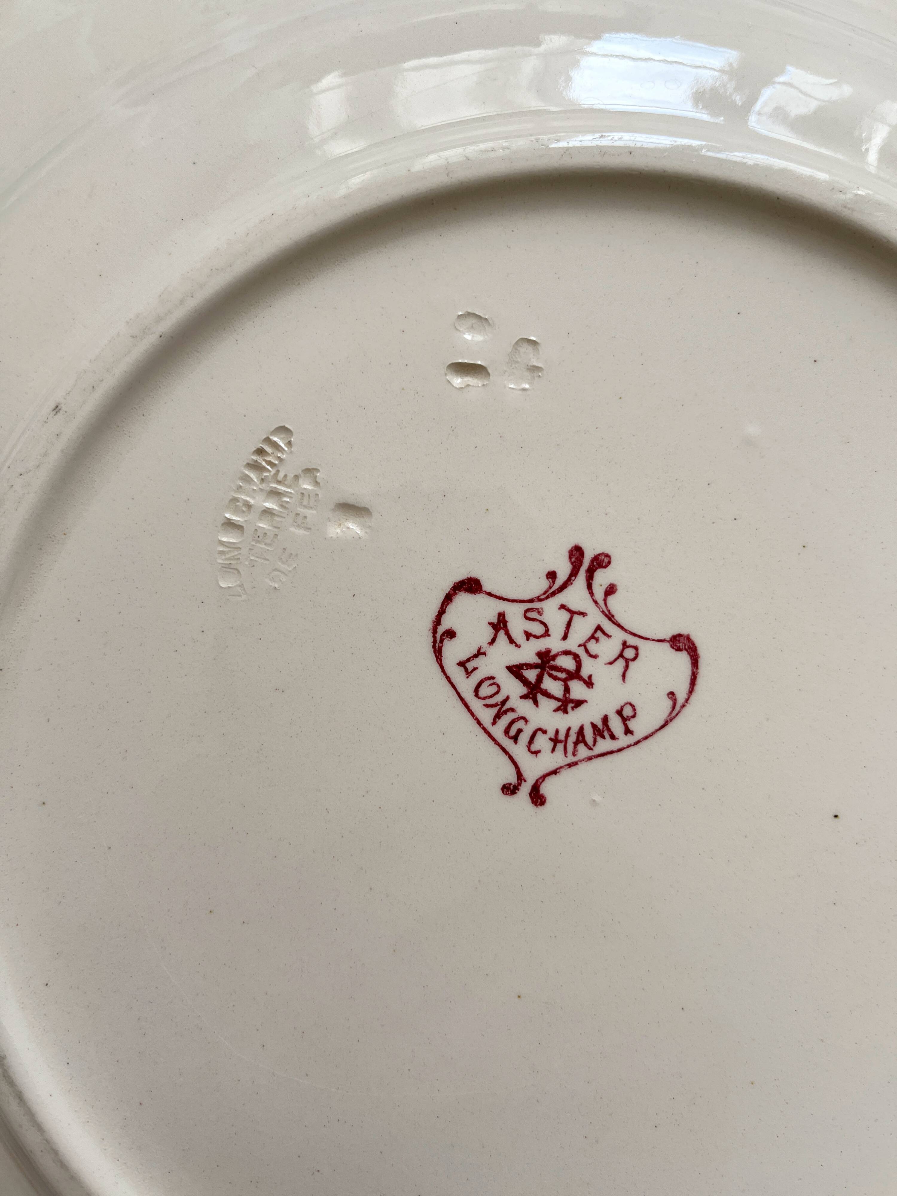 Round iron clay dish "Aster" Longchamp