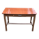 Parisian desk made of solid wood, painted grey and with formica.