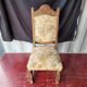Chaise en bois tapissée