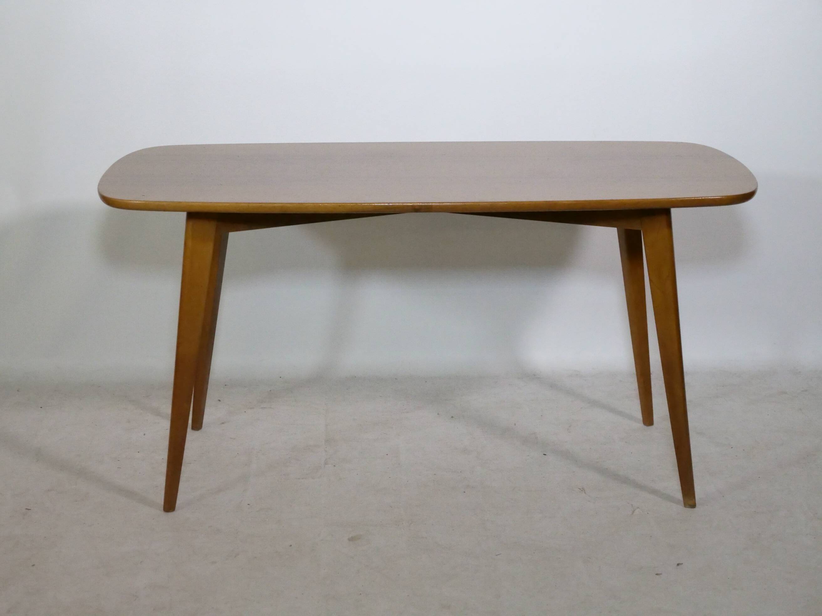 Mid-Century Walnut Coffee Table, 1960s Design