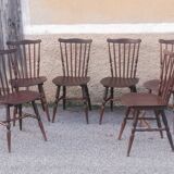Series of 6 baumann chairs “tacoma model”