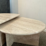 Travertine coffee table from the 70s-80s