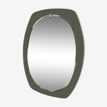 Vintage mirror 60s Italian design by Veca