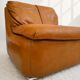 Modular armchair in cognac colour, France, 1970s.