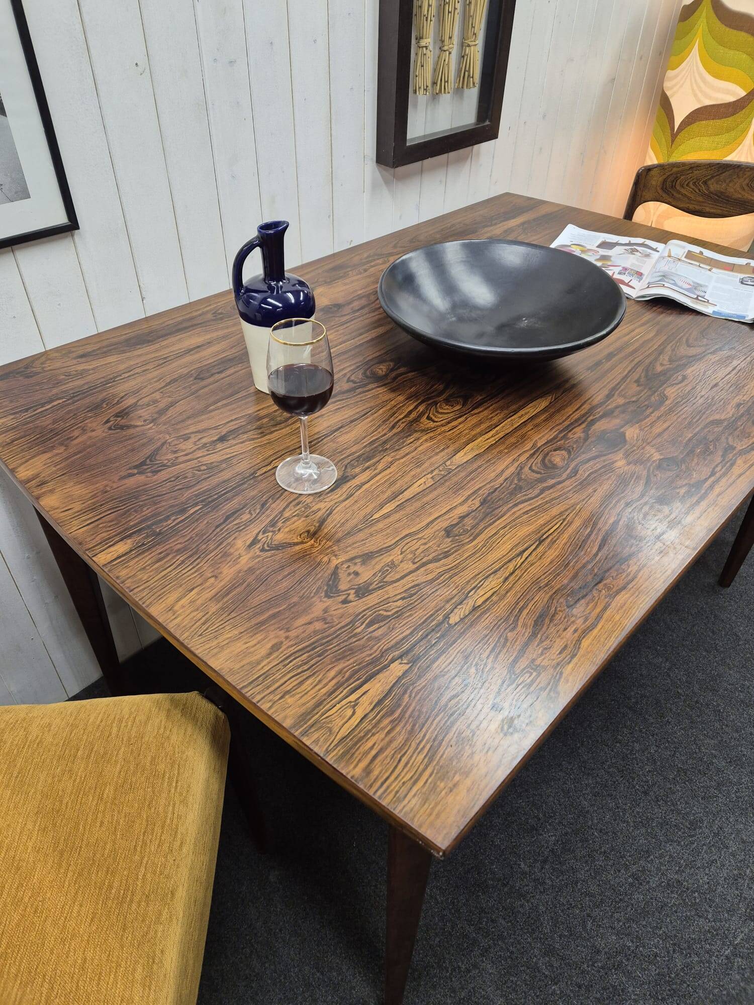 Vintage rosewood table