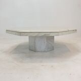 Italian Marble Octagon Coffee Table, 1980's