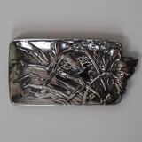 Baguier Art Nouveau en bronze argenté, circa 1900
