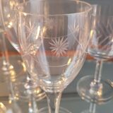 Chiseled glasses 60's