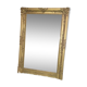 Miroir en bois et stuc doré 124x86cm