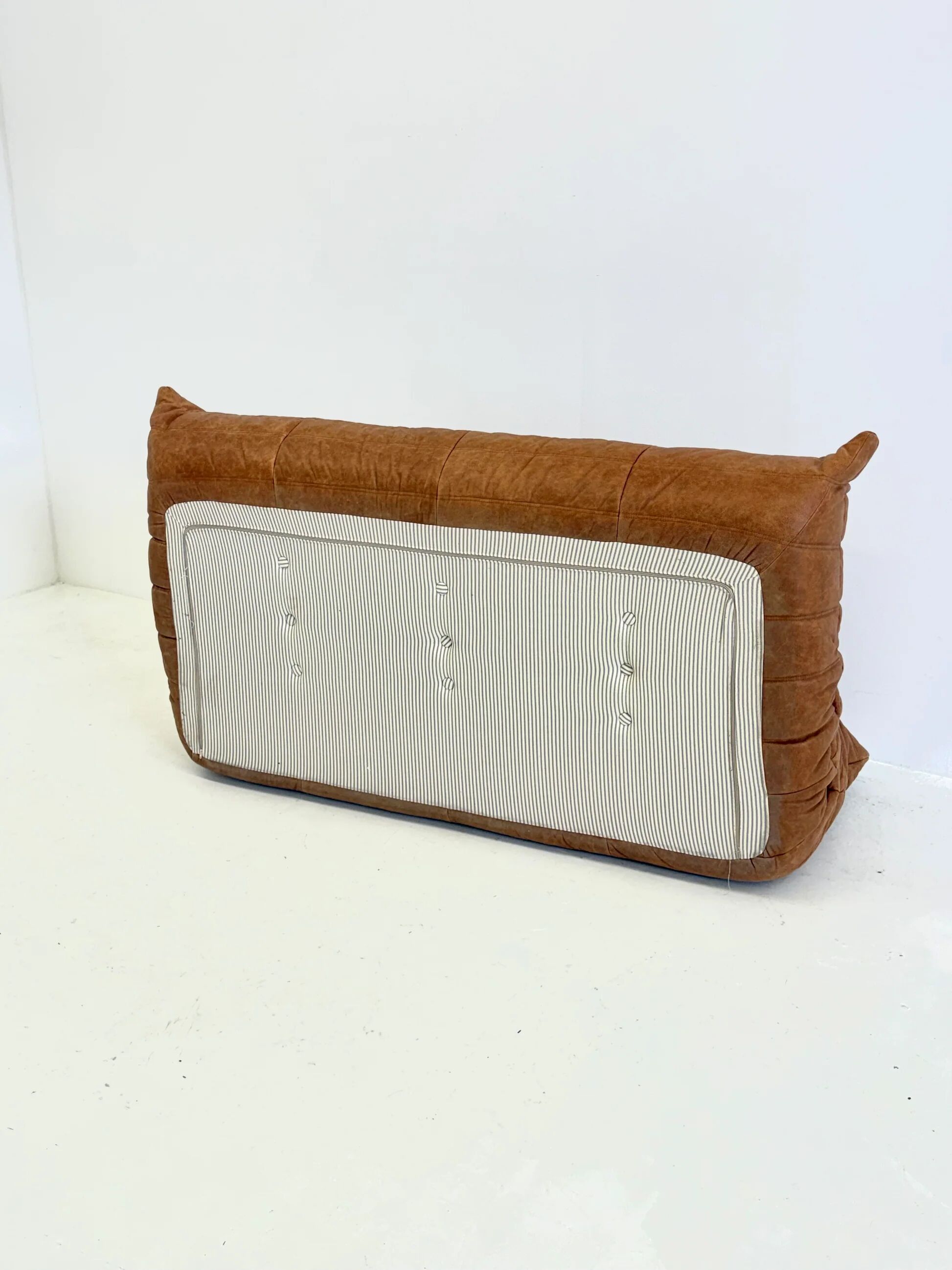 Ligne Roset Togo 3-seater in cognac leather