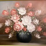 Painting on canvas "bouquet of flowers"