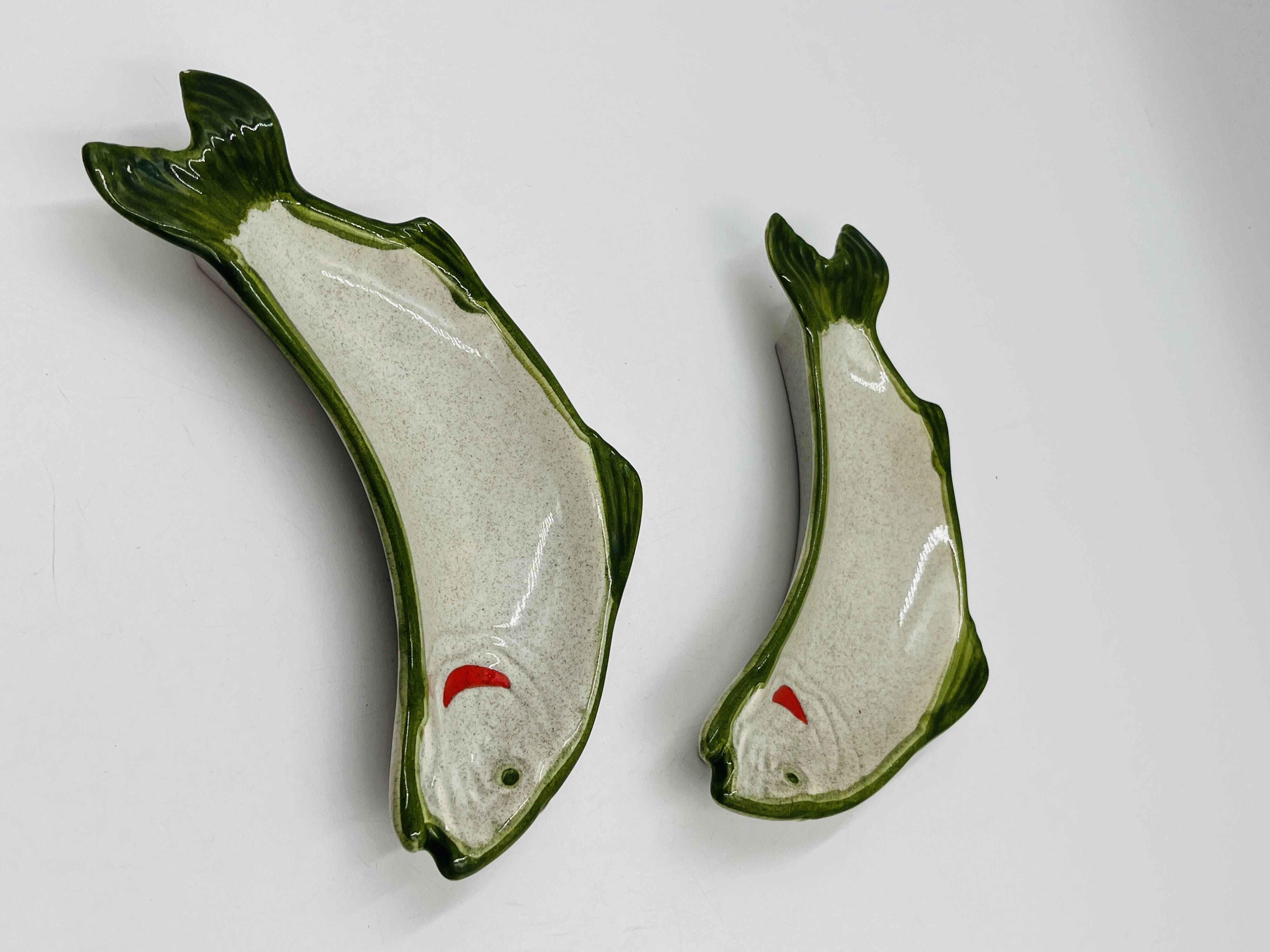 Duo of Waechtersbach fish dishes