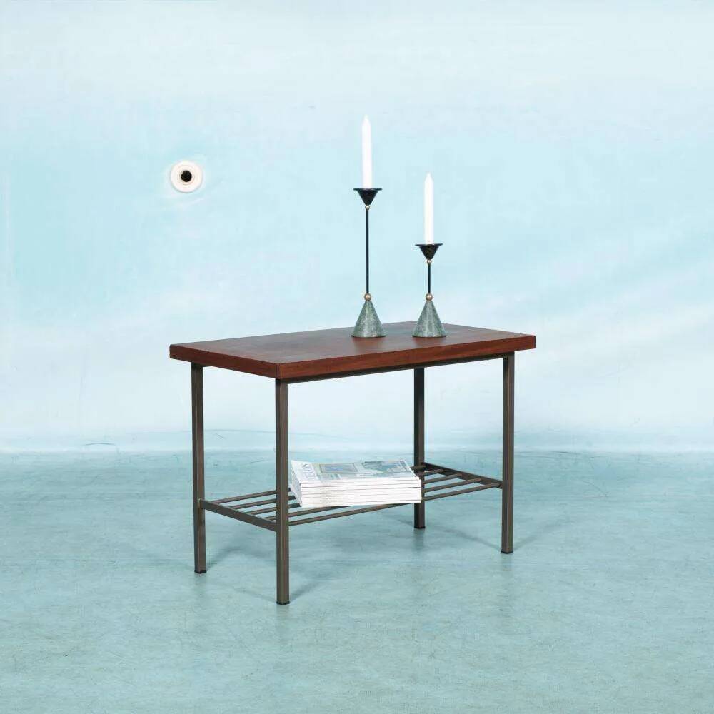 Vintage teak side table for TV/audio, 1960s in teak.