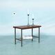 Vintage teak side table for TV/audio, 1960s in teak.