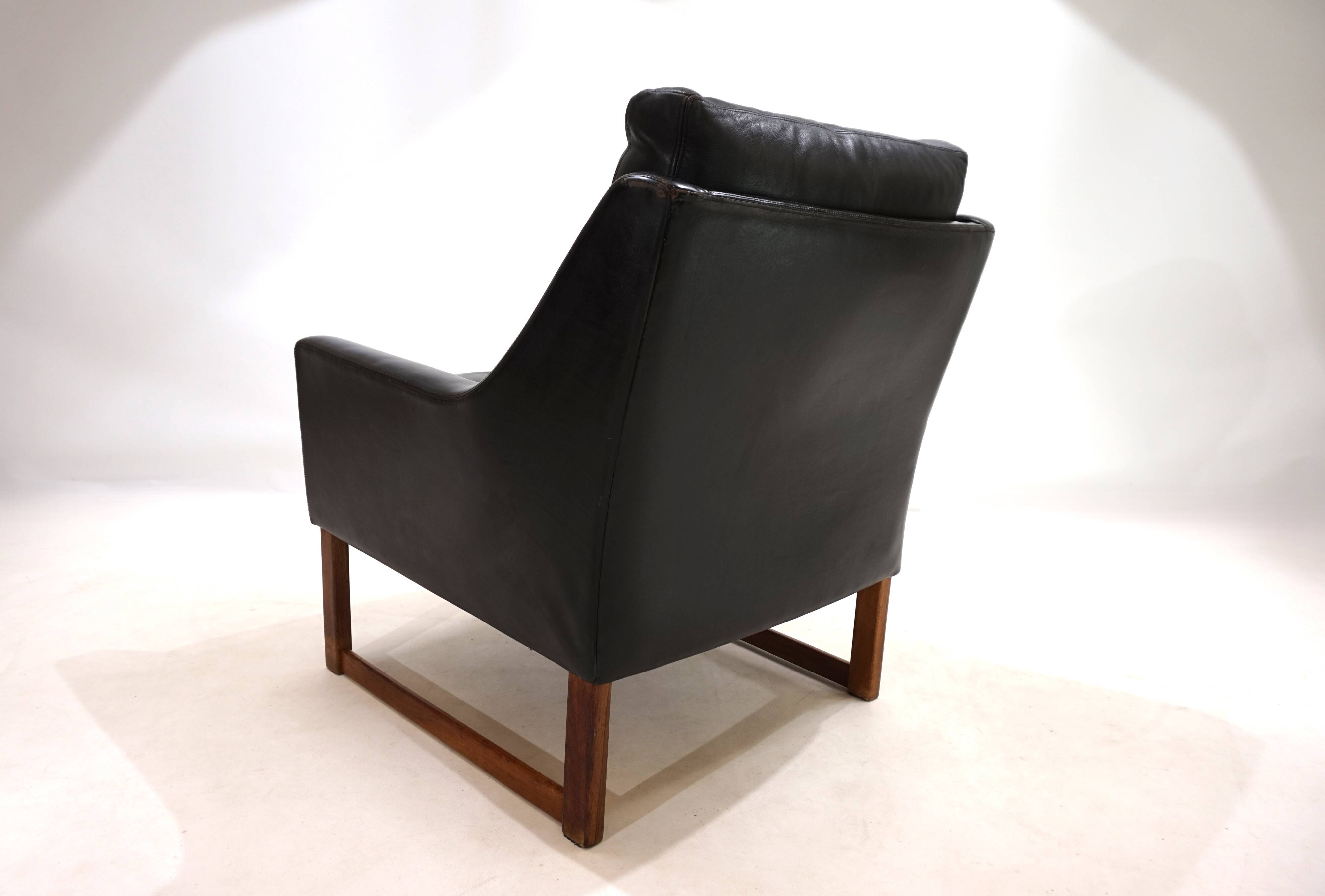 Kill International leather armchair by Rudolf Bernd Glatzel, 1960s