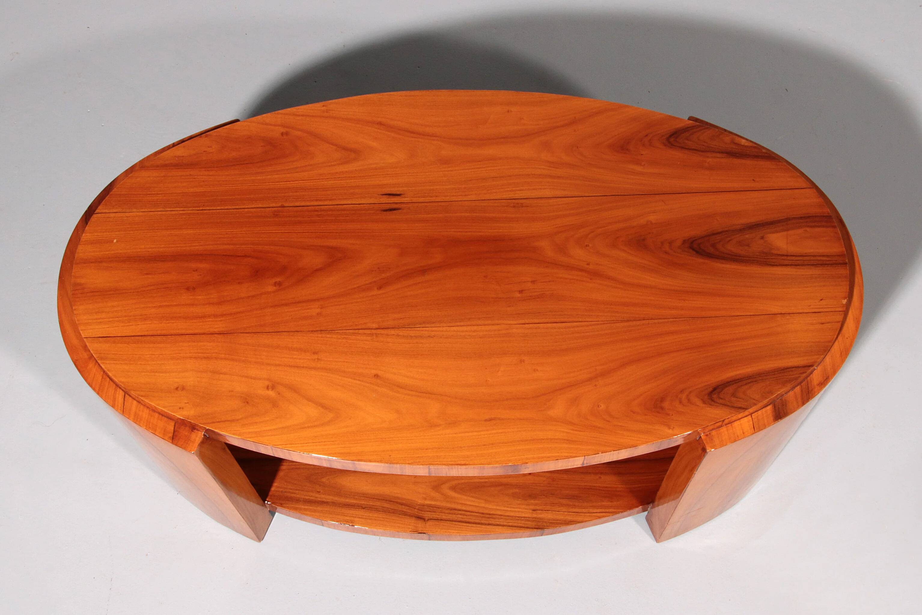 Art Deco French light-wood coffee table