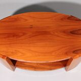 Art Deco French light-wood coffee table