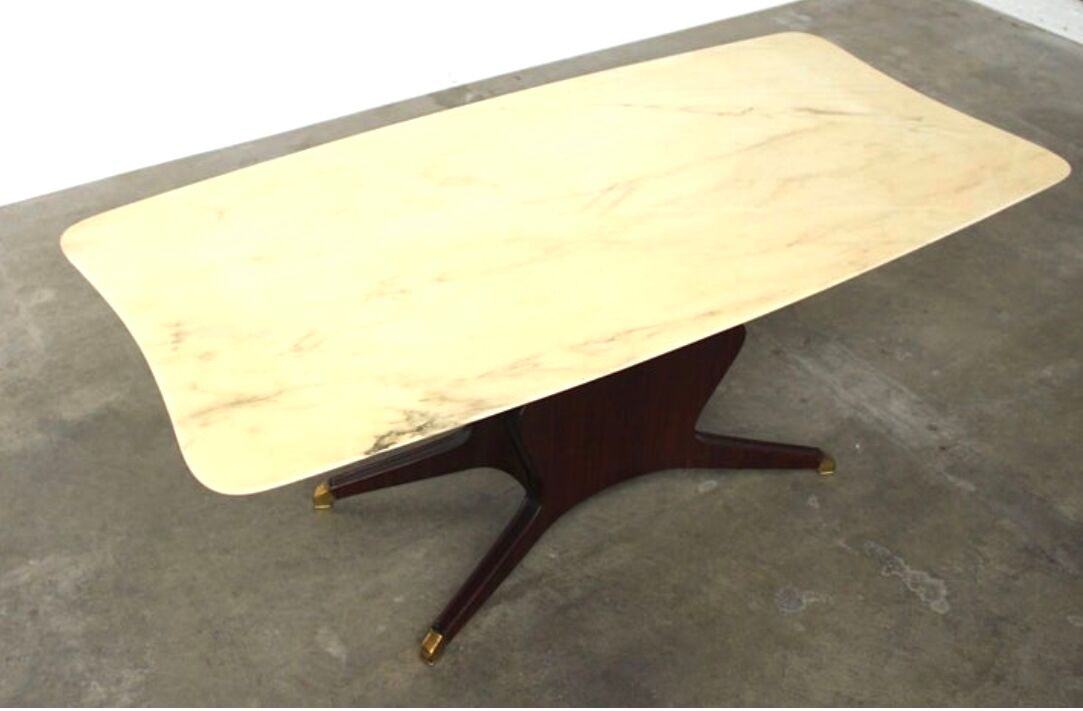 Onyx top 8 person dining table