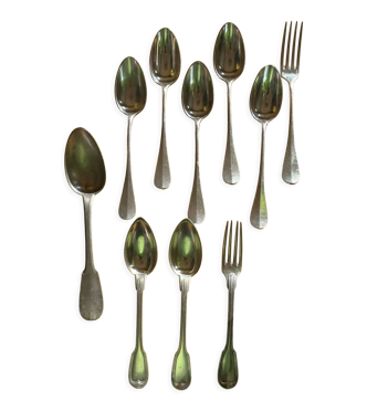Ensemble couverts métal argenté Christofle
