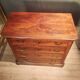 Small Louis Philippe chest of drawers with cut corners.
