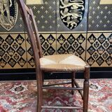 Suite de 6 chaises paillées provençales