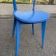 Blue bistro chair