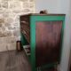 Vintage solid wood chest of drawers - unique handcrafted creation.