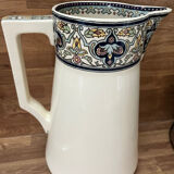 Broc in earthenware Sarreguemines Tunis