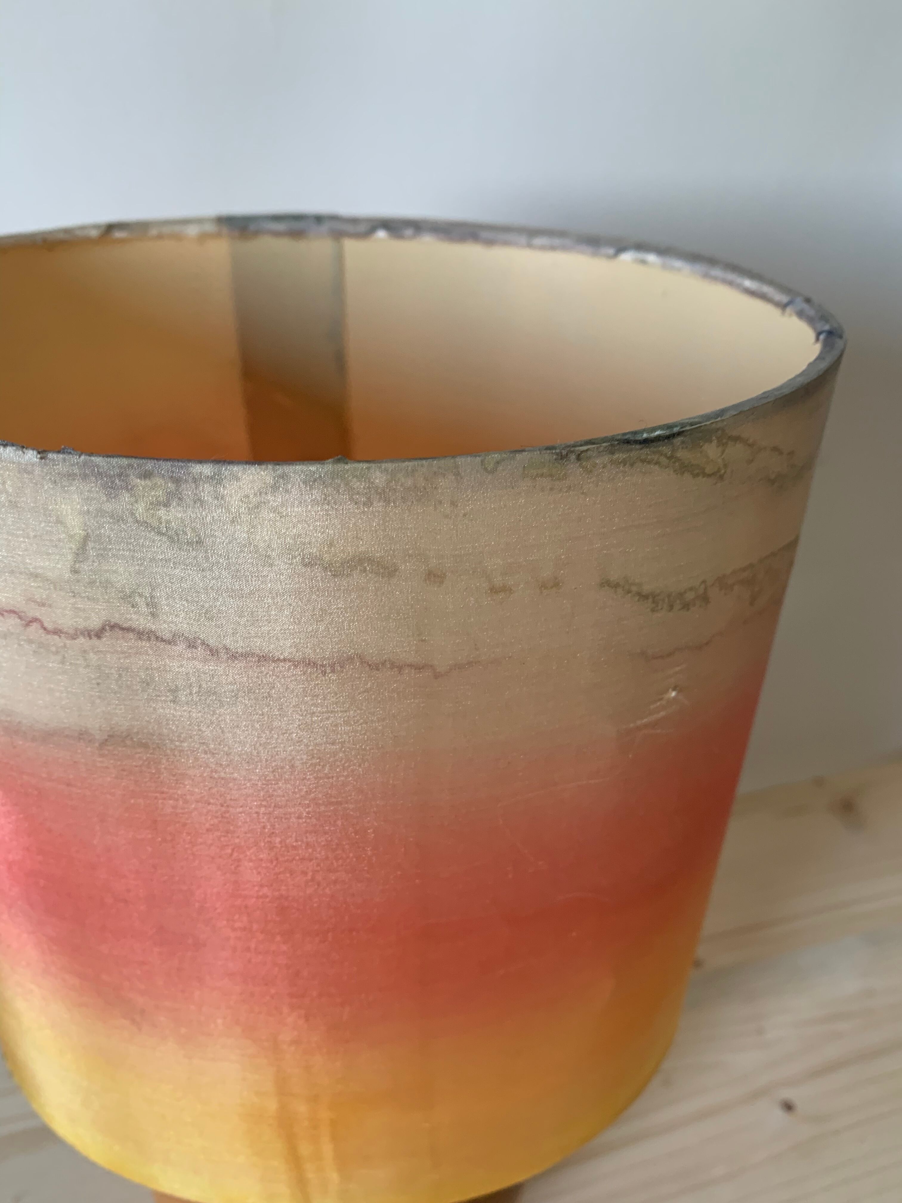 Lampe boule en bois